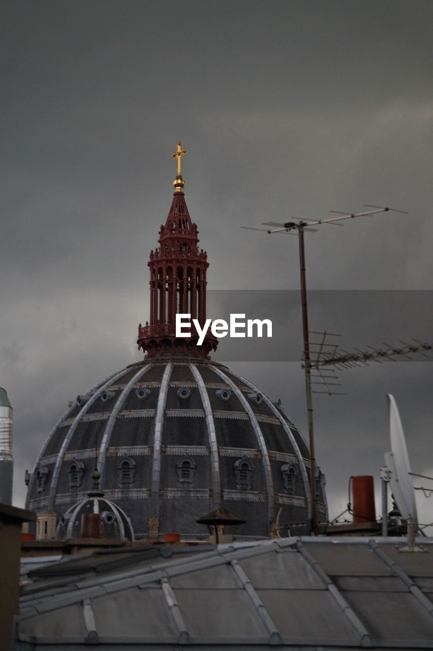 CATHEDRAL AGAINST CLOUDY SKY