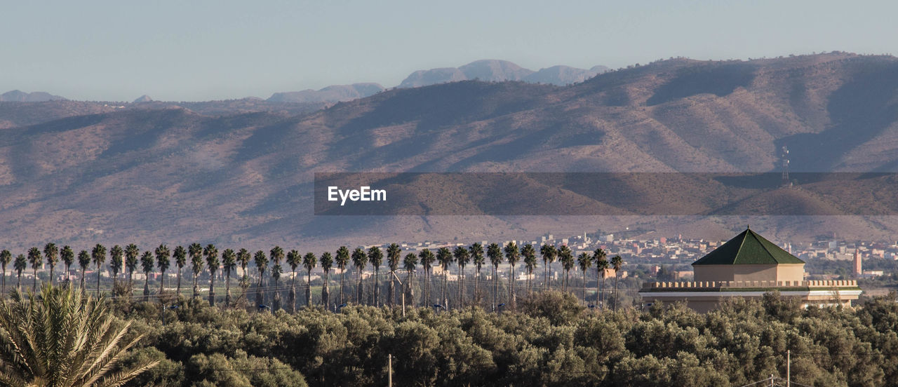 Panoramic view of landscape against sky