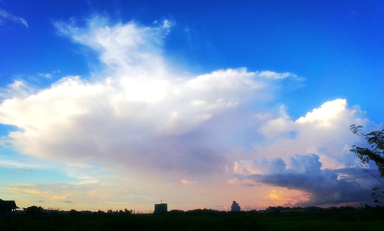 SCENIC VIEW OF LANDSCAPE AGAINST CLOUDY SKY