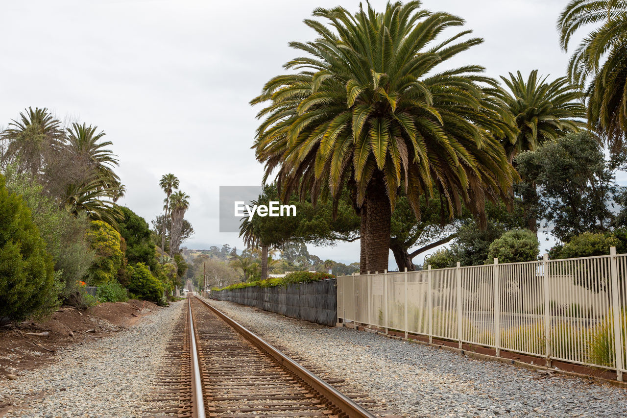 Railway in the countryside.