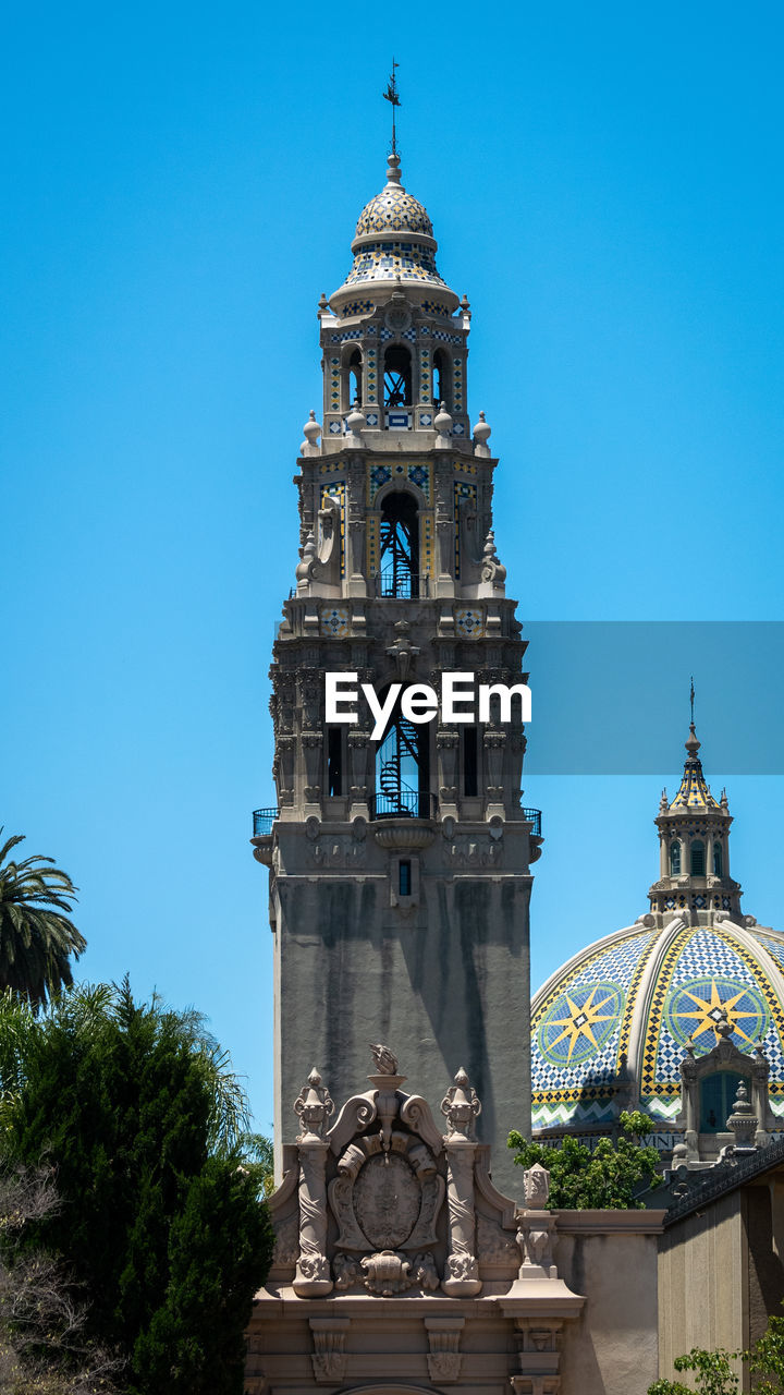 The california tower in balboa park