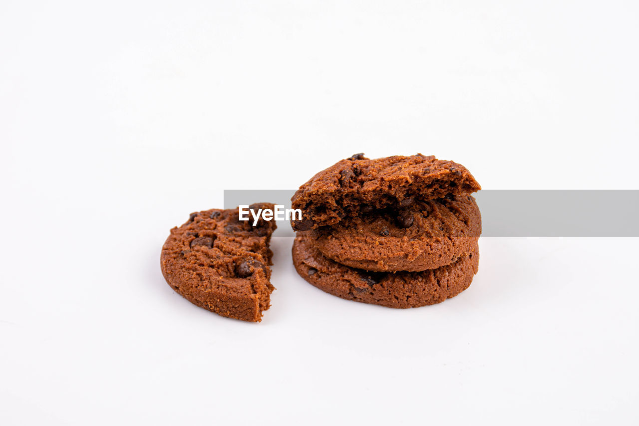 food and drink, food, white background, dessert, freshness, studio shot, produce, baked, indoors, cut out, healthy eating, chocolate, no people, wellbeing, snack, still life, copy space, sweet food, close-up