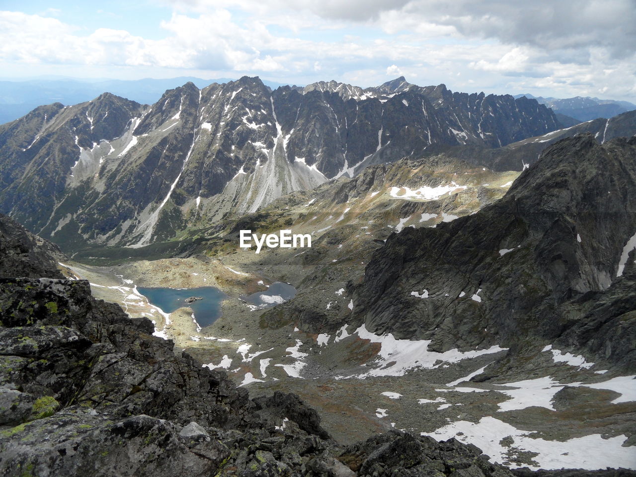 Scenic view of tatra mountains