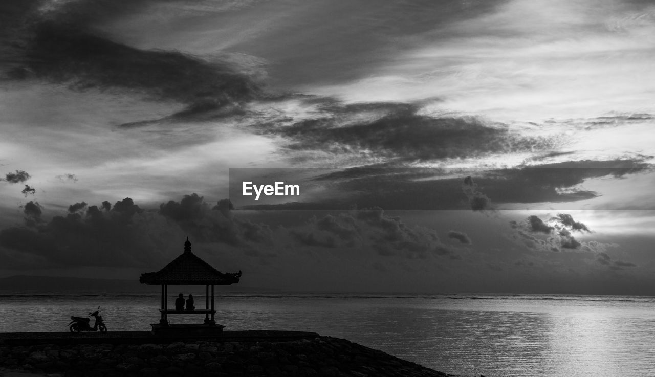 View of calm sea against the sky