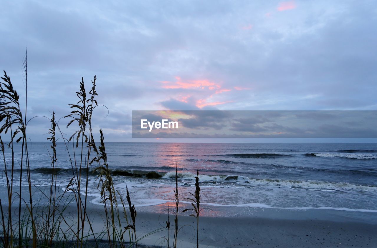 View of calm sea against the sky