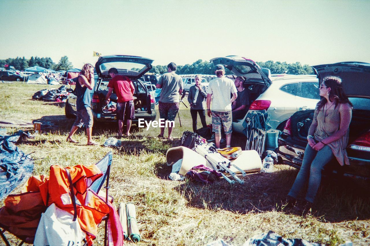 PEOPLE ENJOYING OUTDOORS