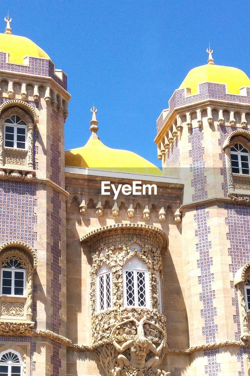 LOW ANGLE VIEW OF CHURCH AGAINST CLEAR SKY