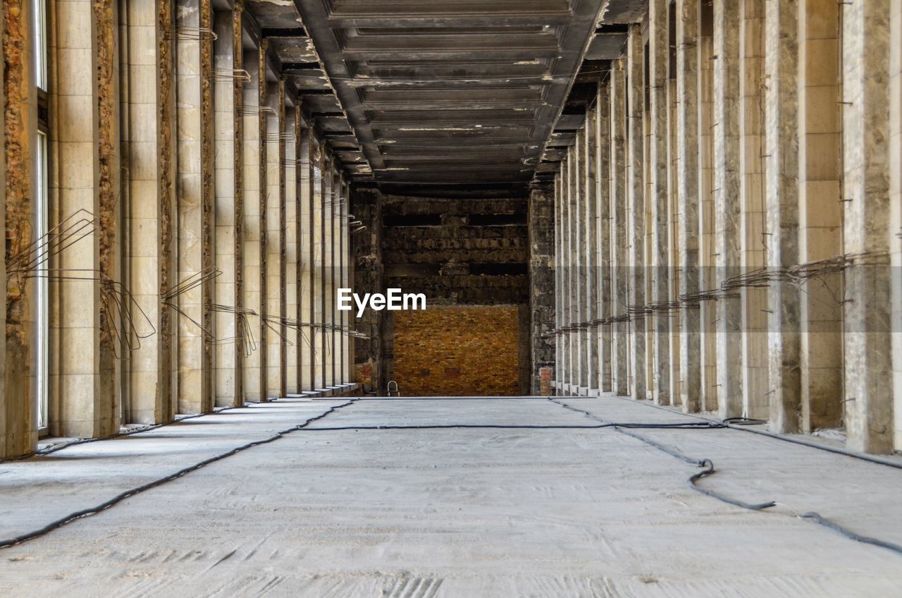 Corridor of building