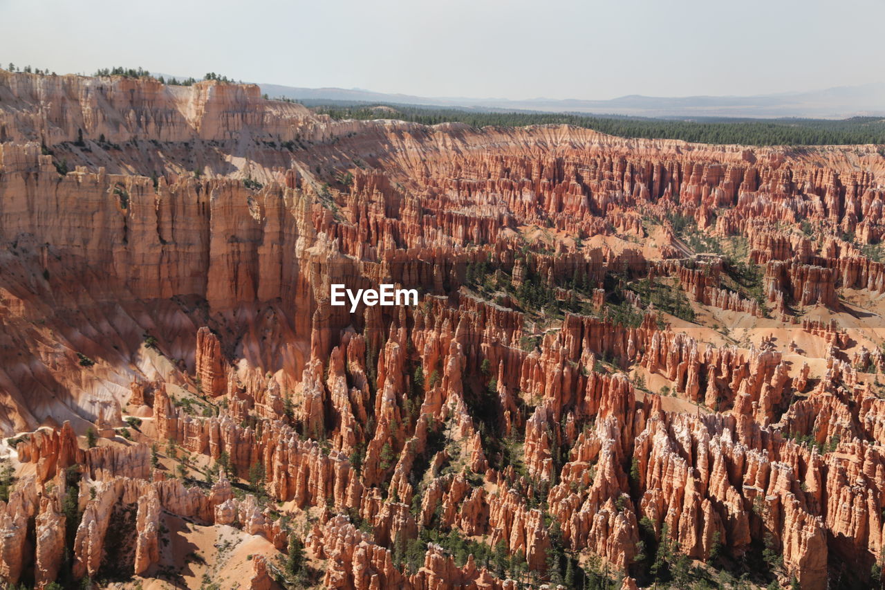 PANORAMIC VIEW OF ROCK FORMATION