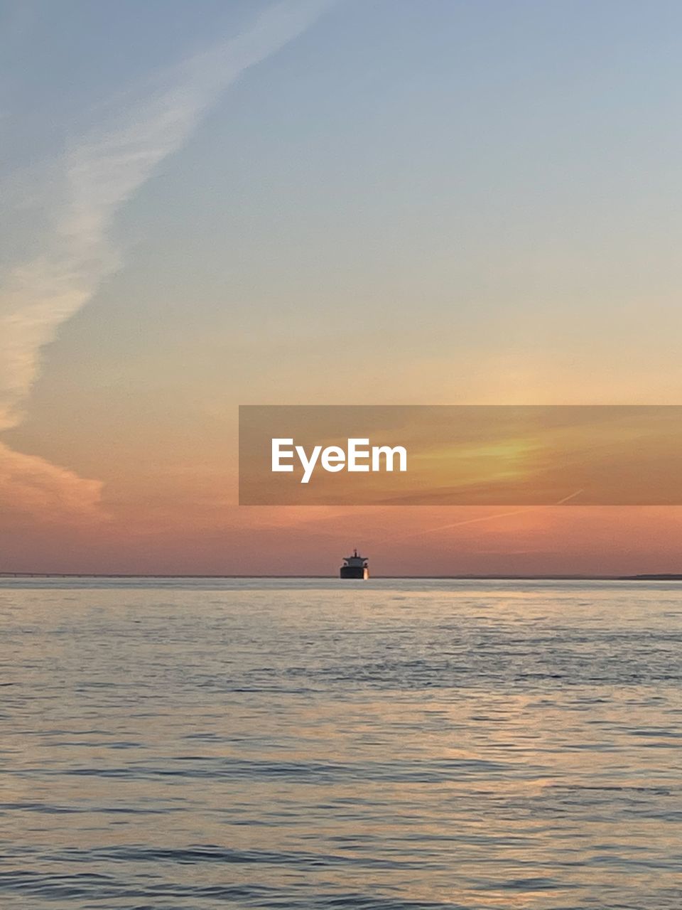 SCENIC VIEW OF SEA DURING SUNSET