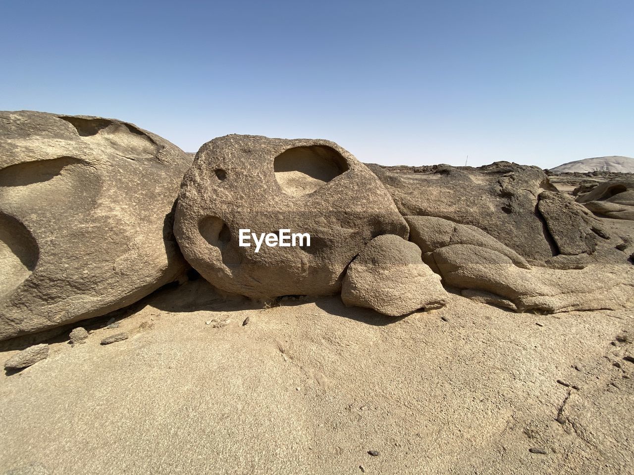 ROCK FORMATIONS AGAINST SKY