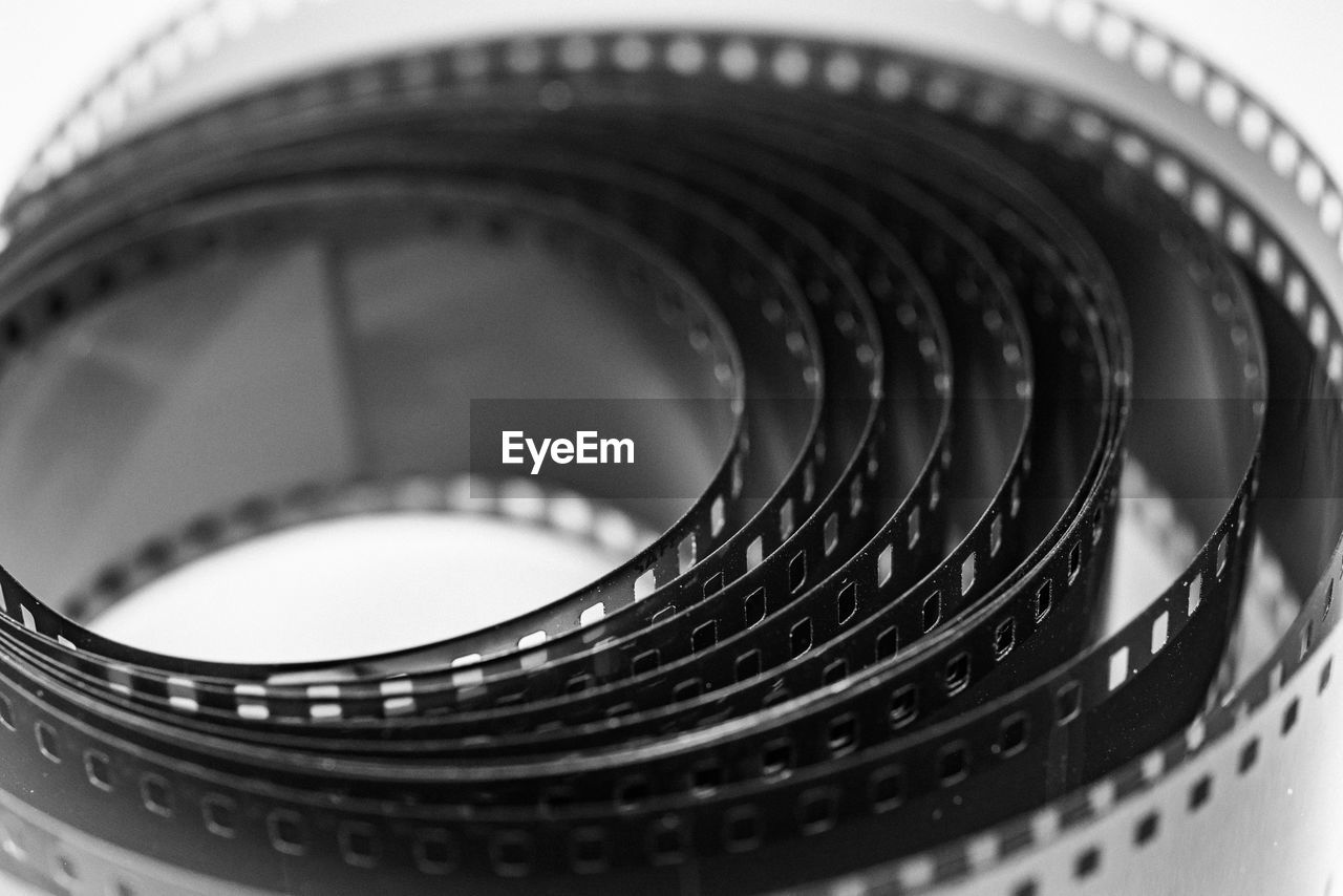 Close-up of camera film 