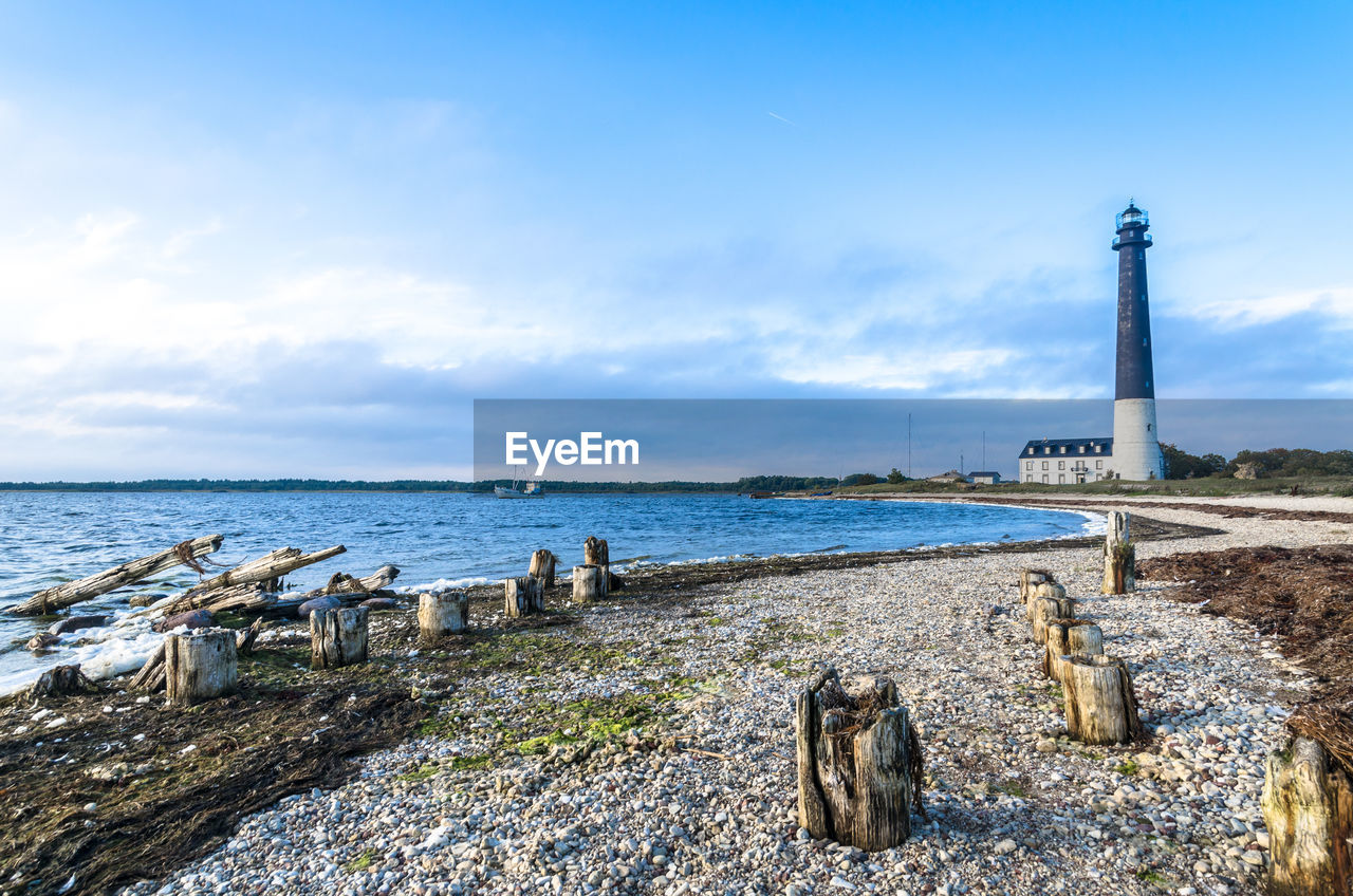 Sorve lighthouse in saaremaa island, estonia