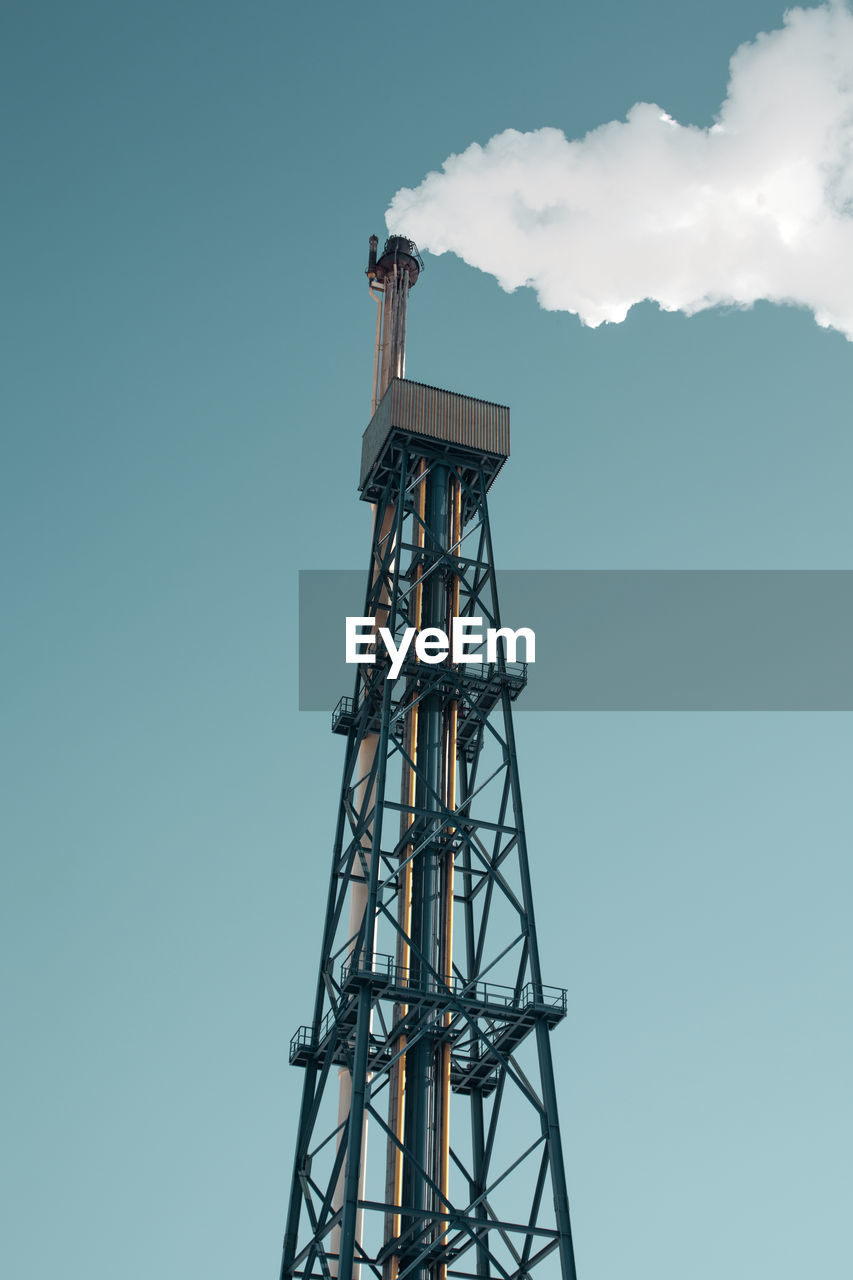 Low angle view of tower against sky