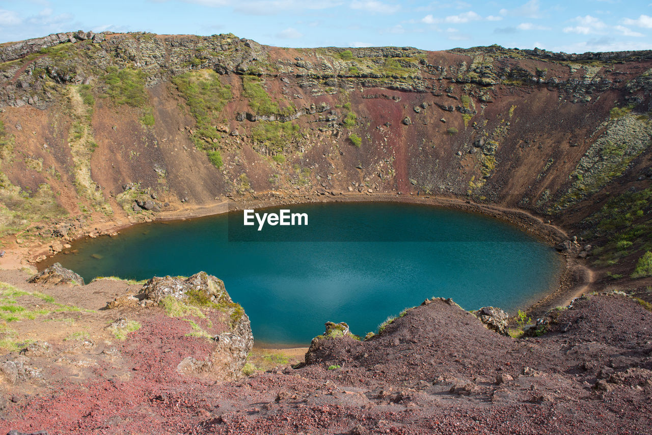 Kerid crater, iceland