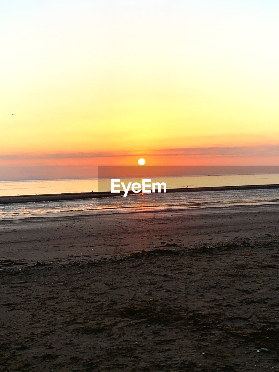 SCENIC VIEW OF SEA AGAINST ROMANTIC SKY