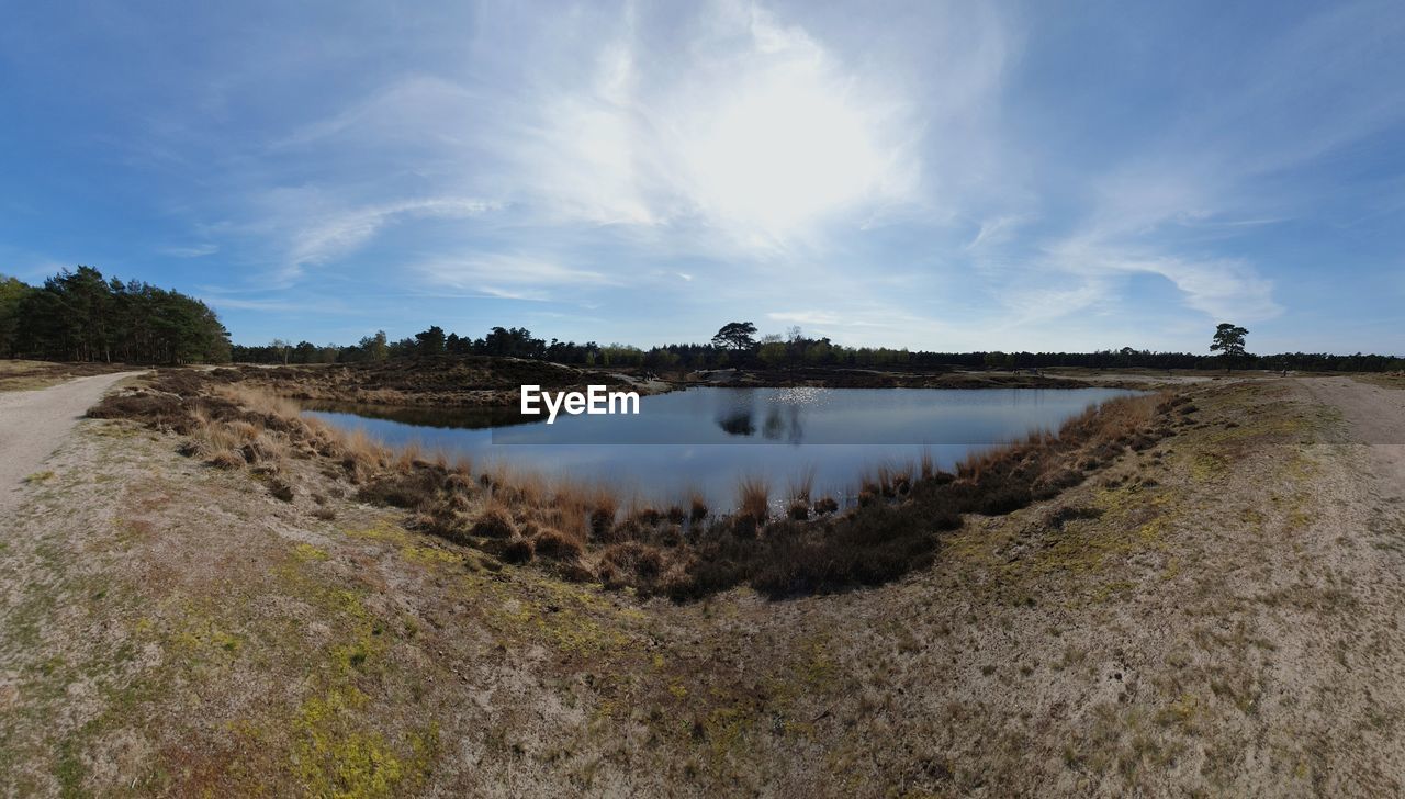 PANORAMIC SHOT OF LAND AGAINST SKY