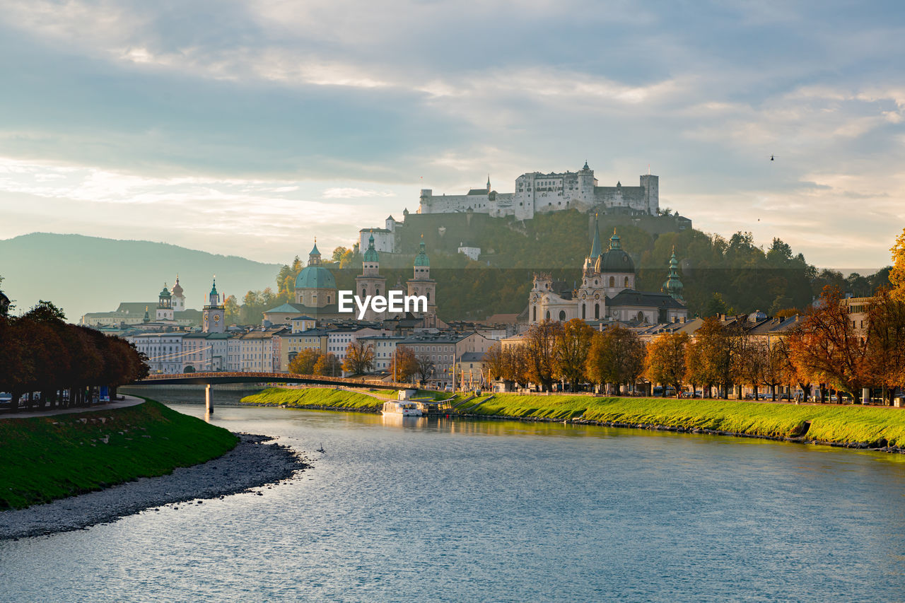 Salzburg historic town center, austria