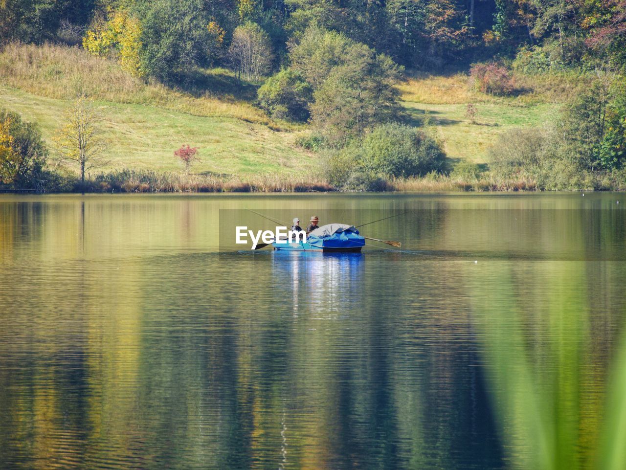 BOAT IN LAKE