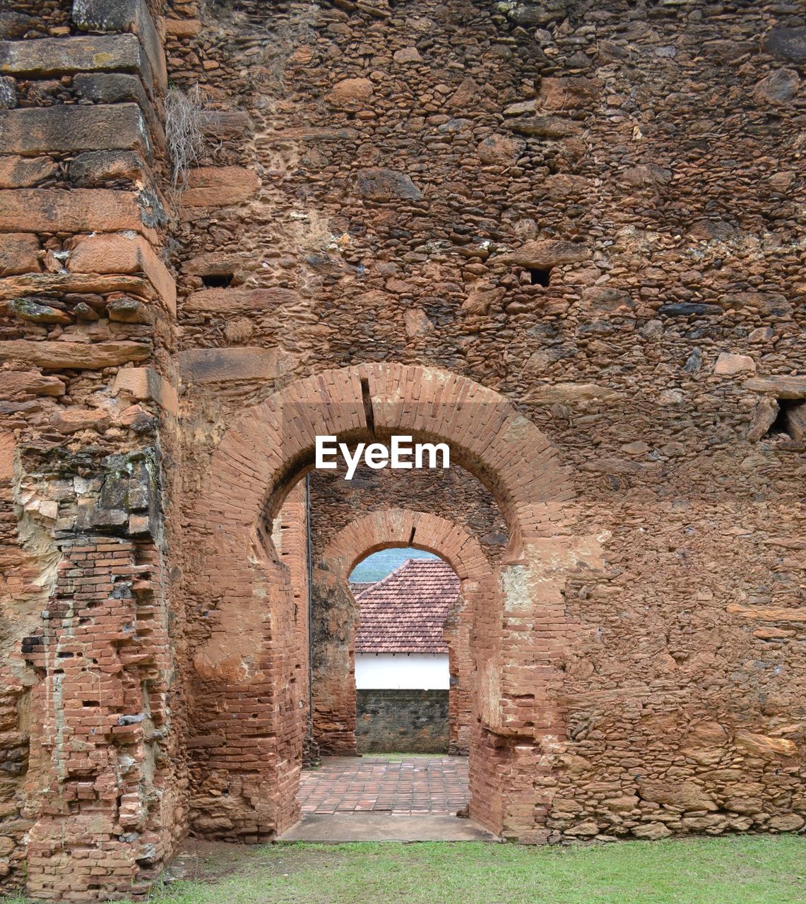 Entrance of old building