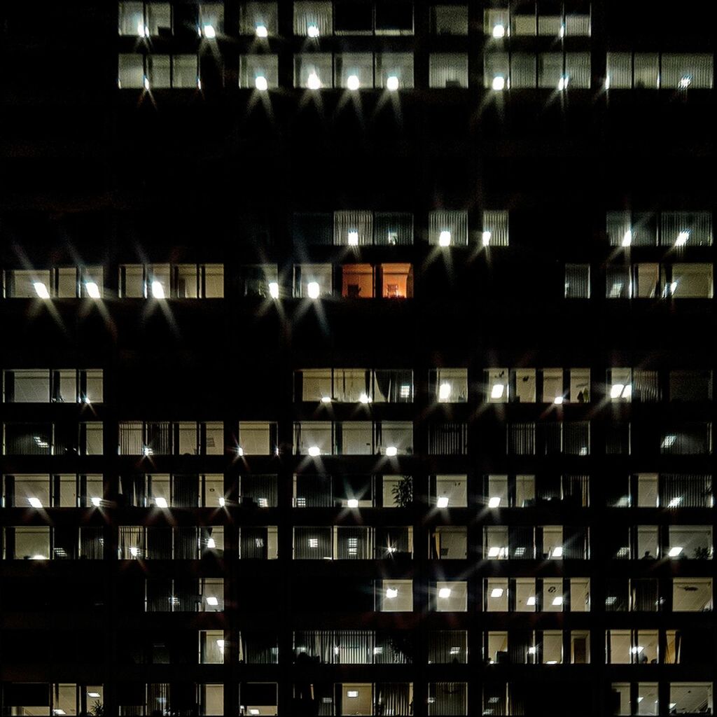 Illuminated building