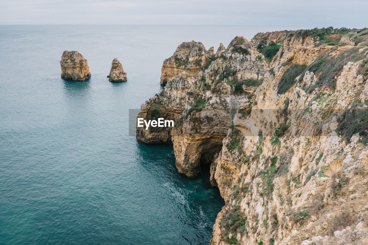 Panoramic view of sea against sky