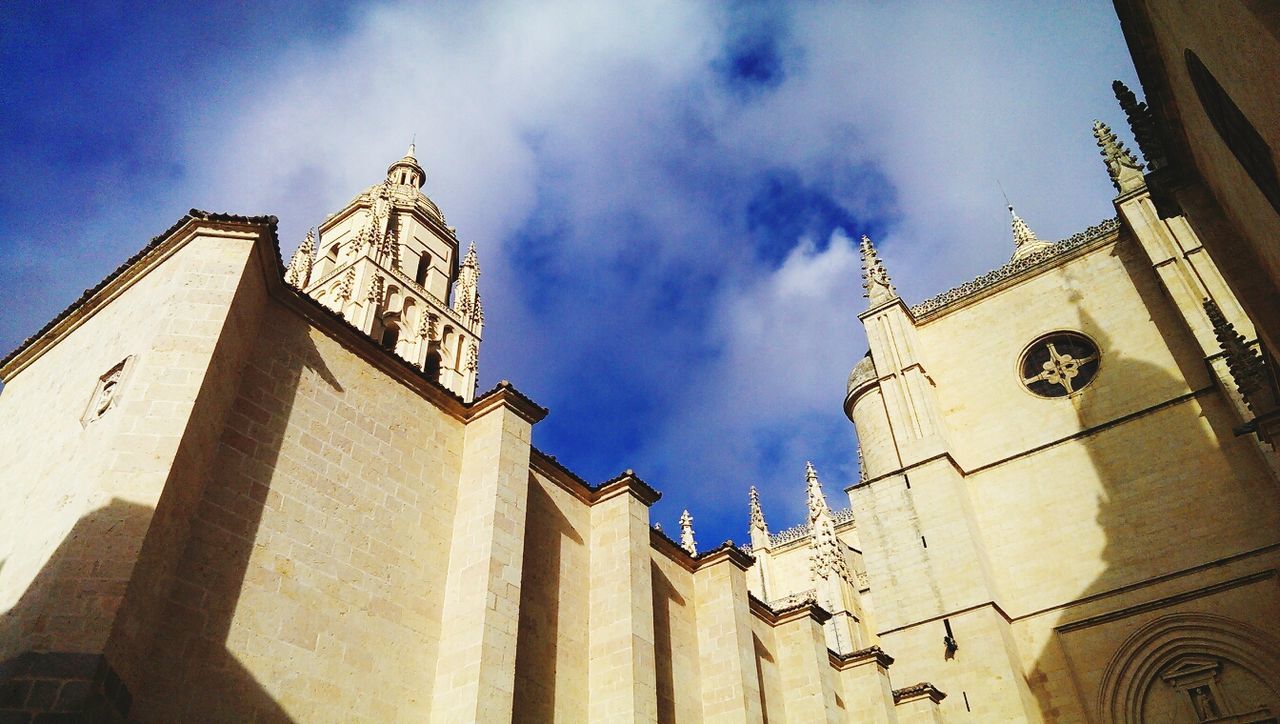 Low angle view of cathedral exterior