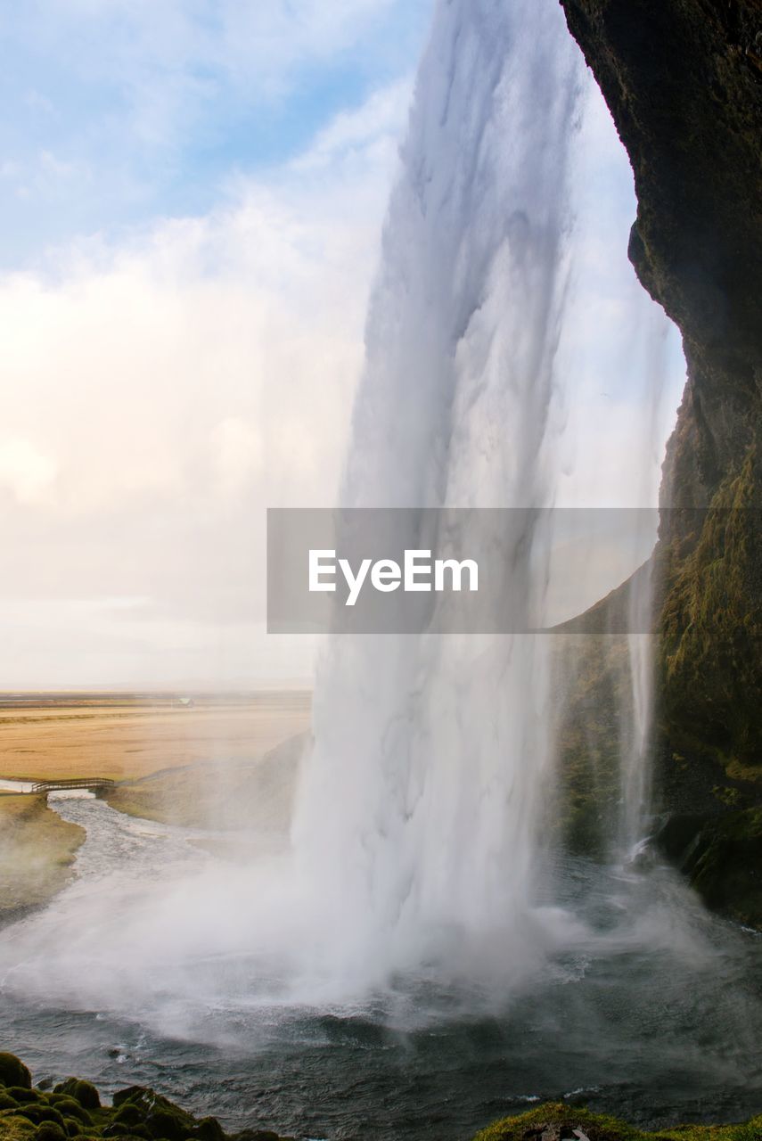 VIEW OF WATERFALL