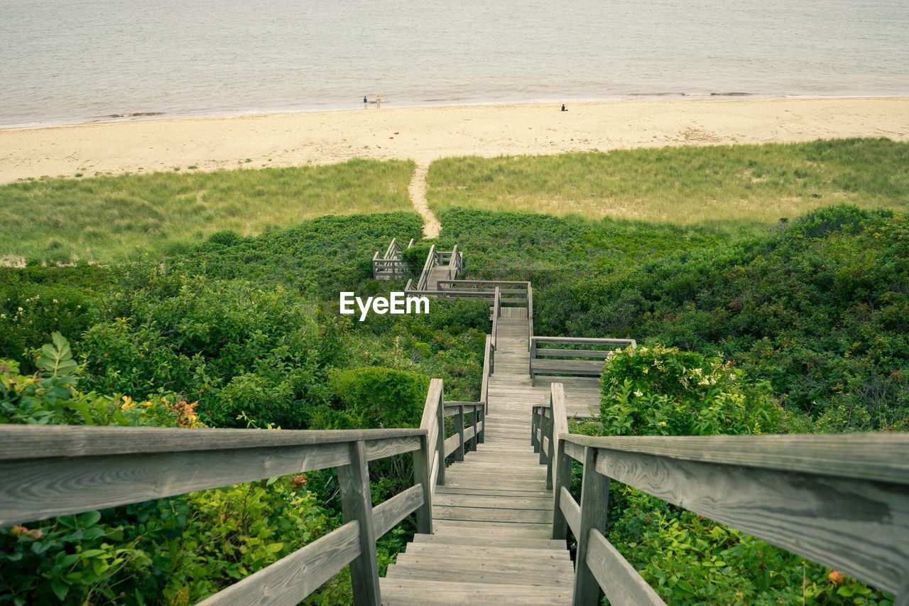 Steps leading to beach