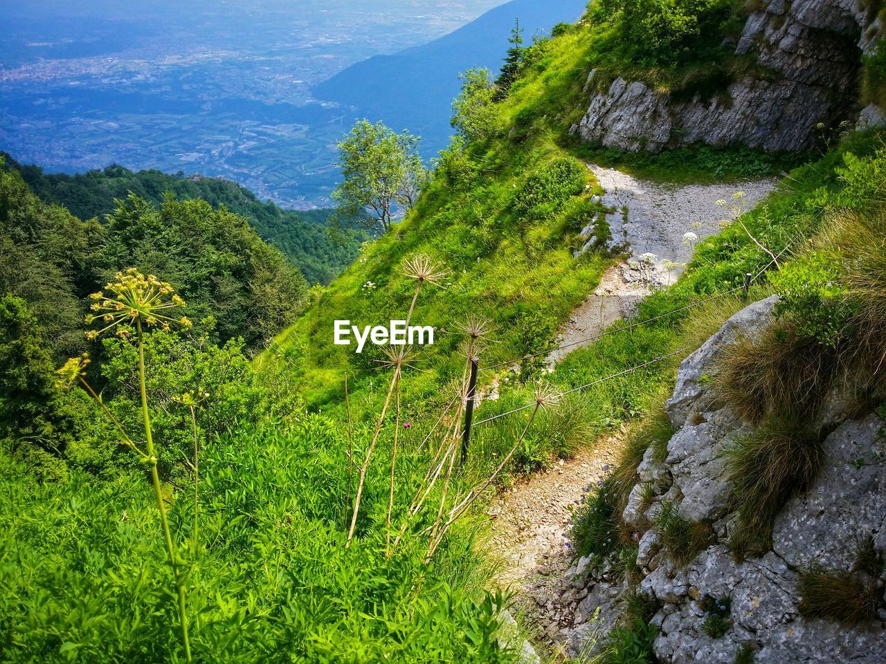 Scenic view of mountains