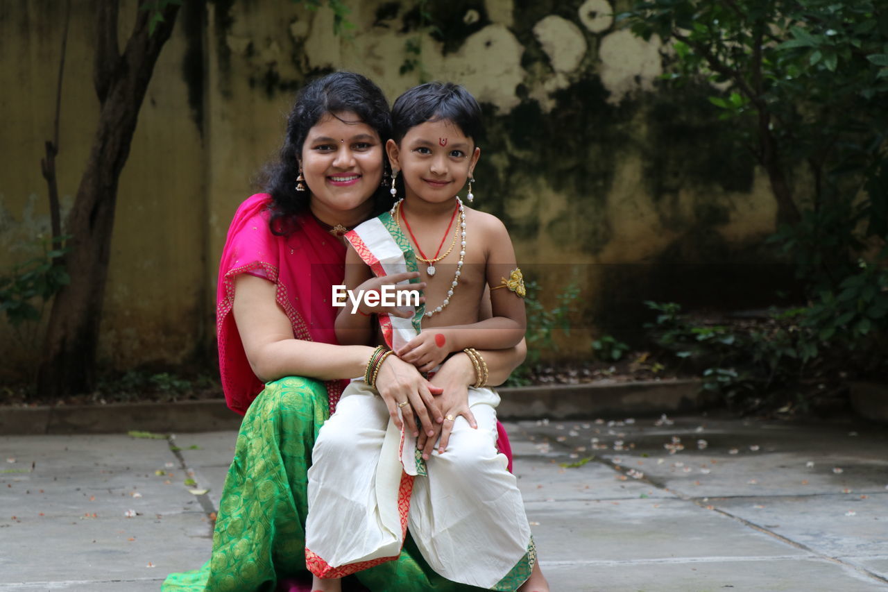 Portrait of smiling girl