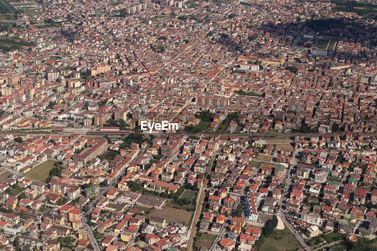 Aerial view of the acherra city