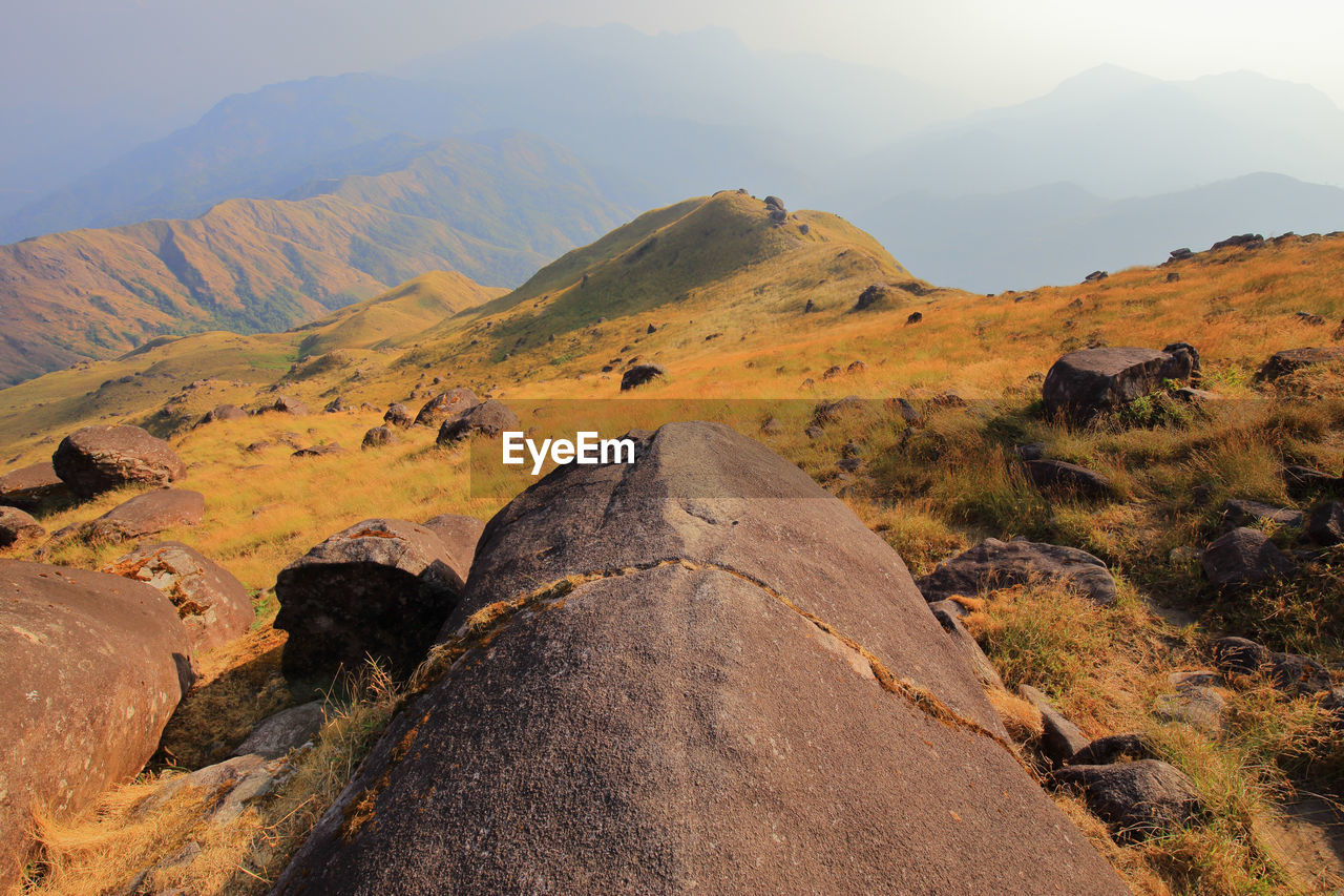 Mulayit taung, a high hill during the summer, in burma