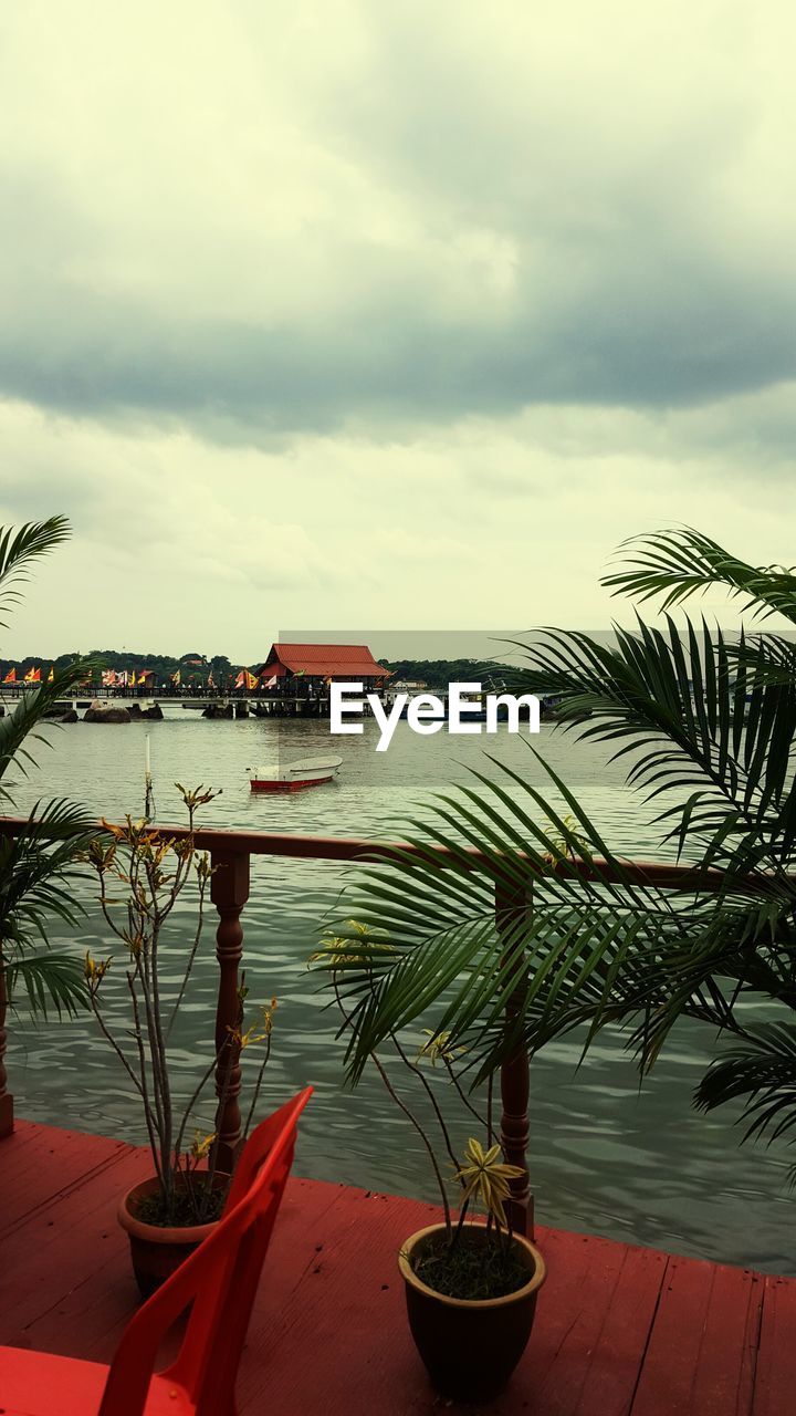 VIEW OF CLOUDY SKY OVER SEA