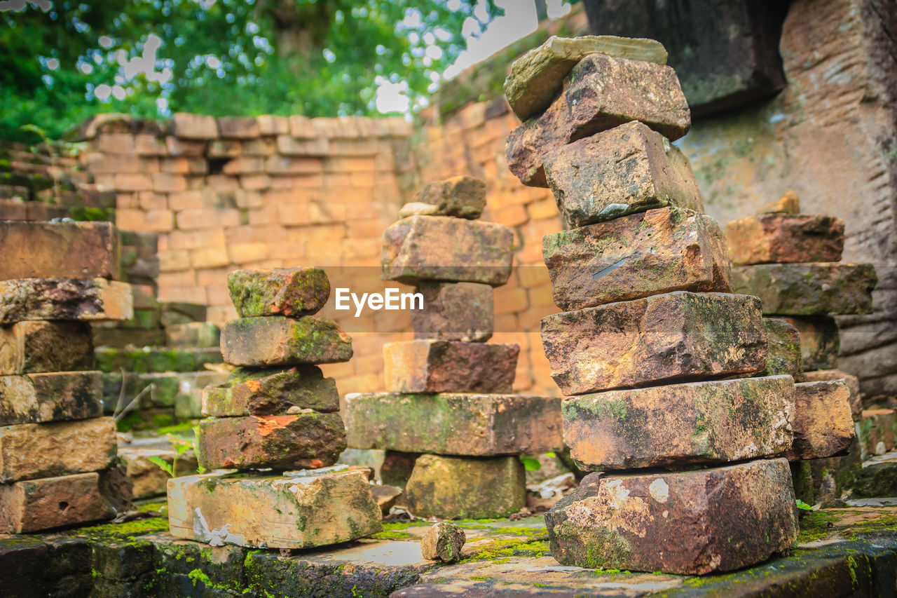 STACK OF STONE WALL