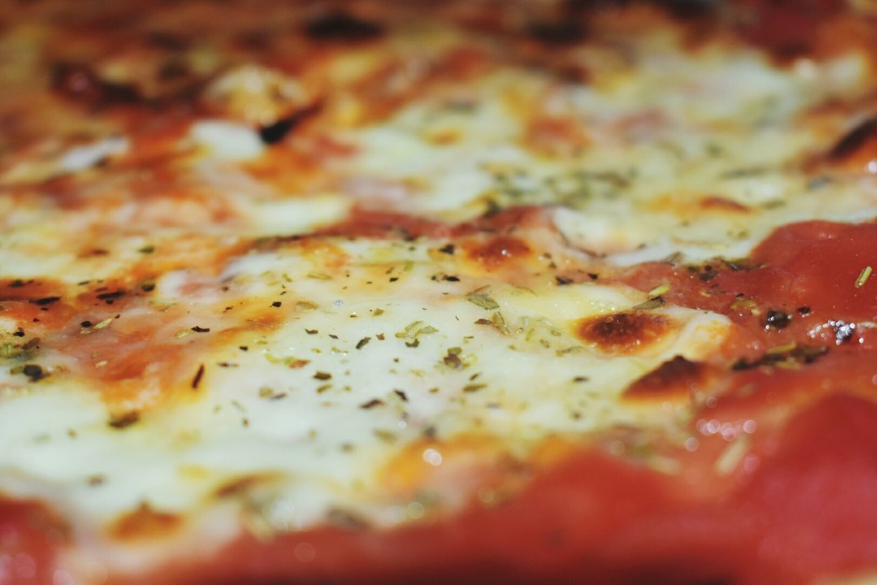 CLOSE UP OF PIZZA