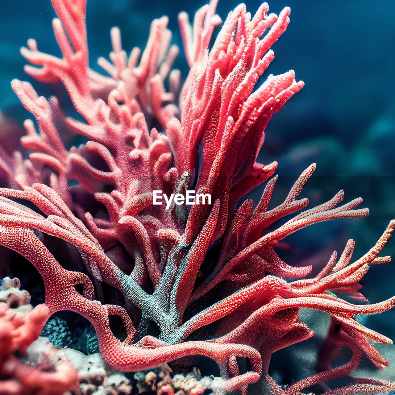 Close-up of coral in sea