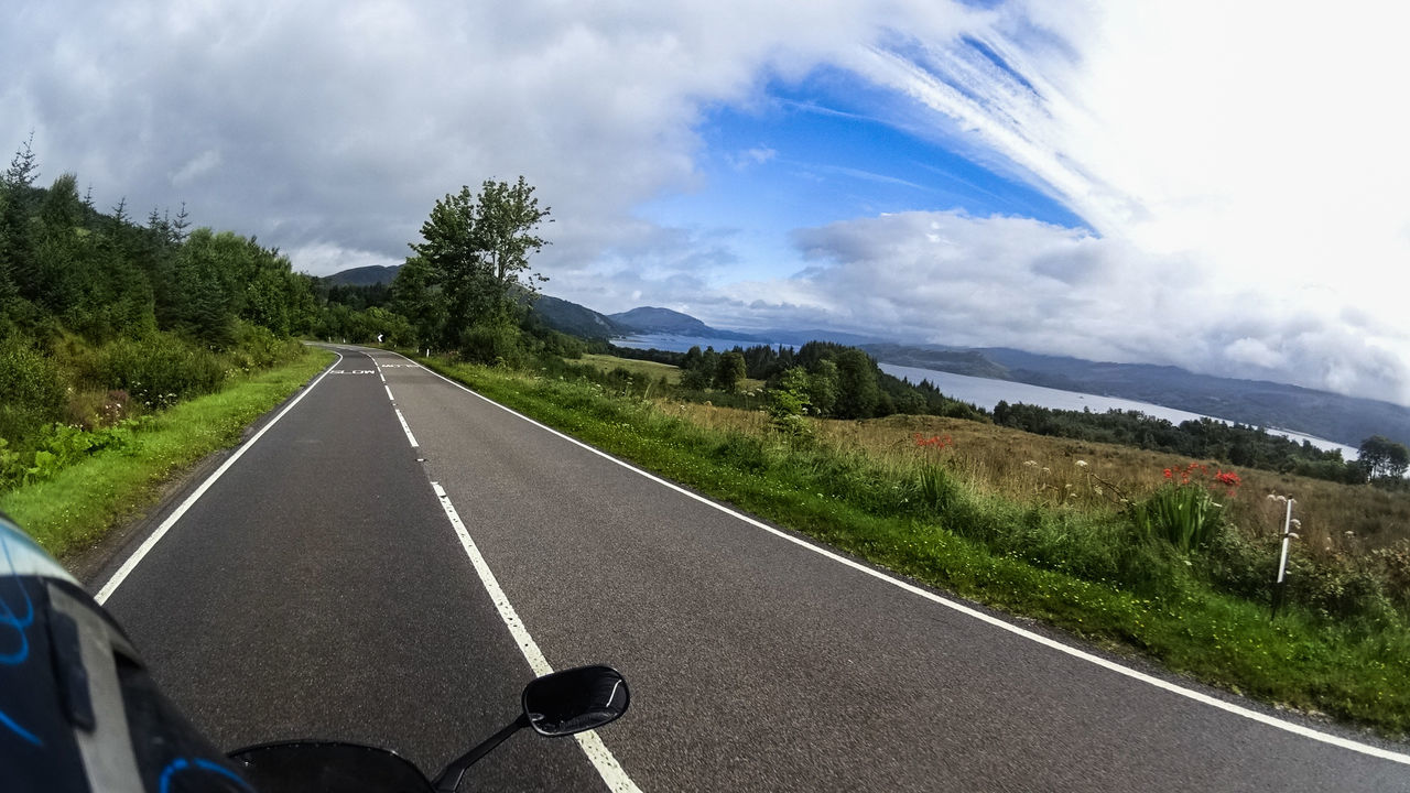 ROAD PASSING THROUGH LANDSCAPE