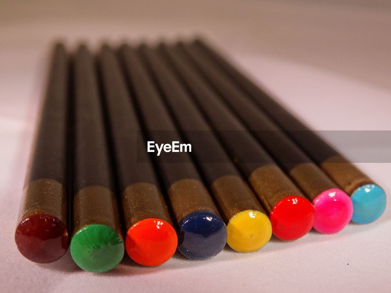 Close-up of multi colored pencils