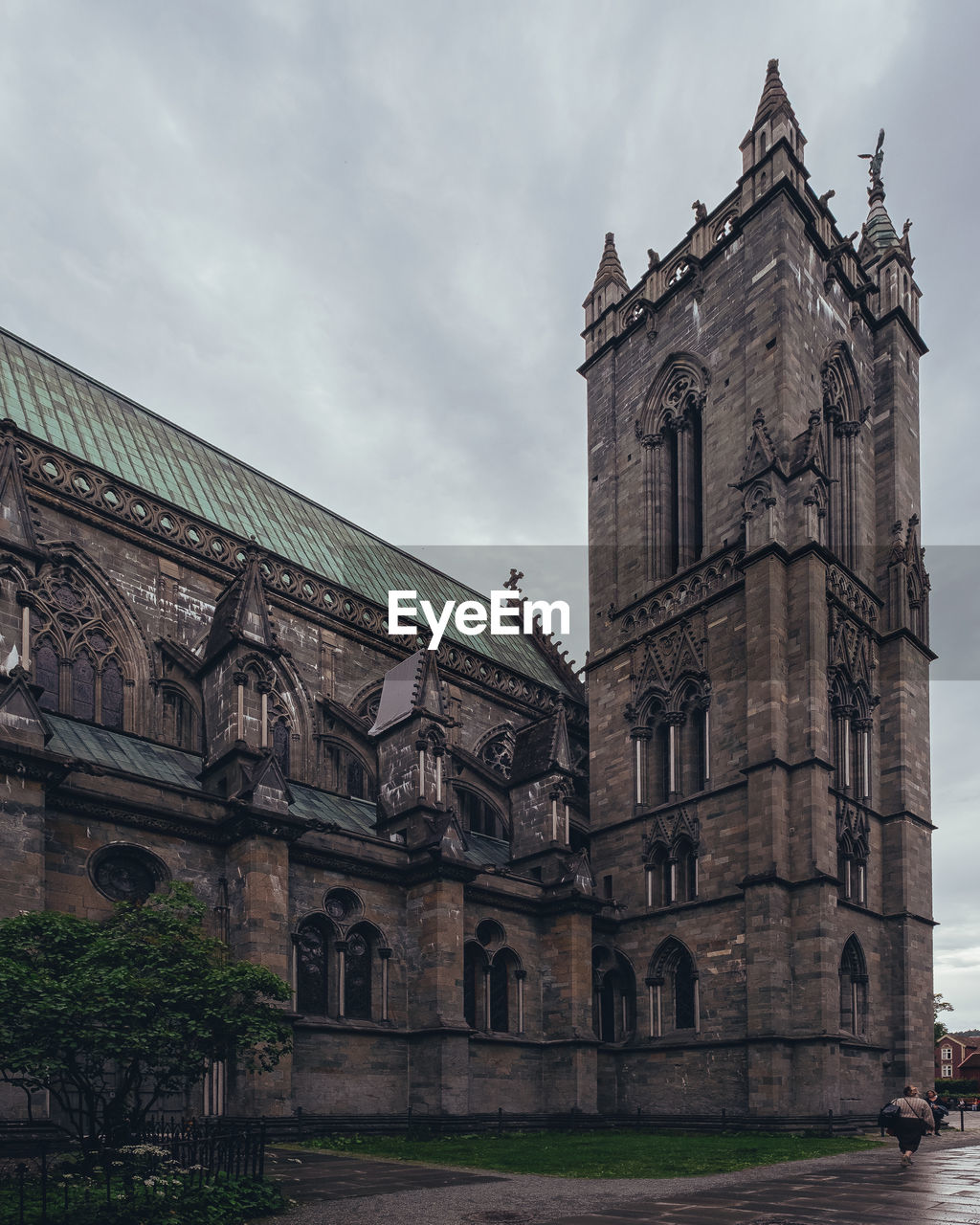 Low angle view of historic building against sky