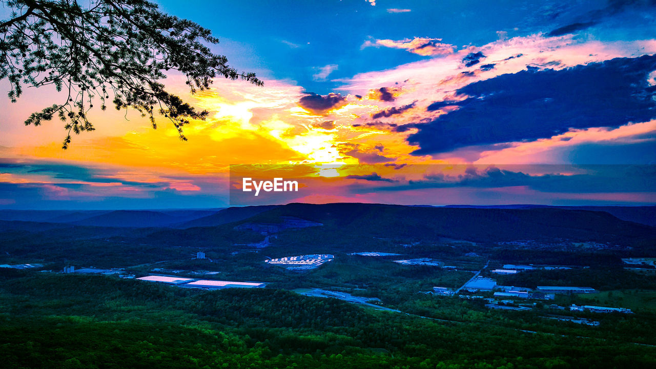 LANDSCAPE AGAINST SKY DURING SUNSET