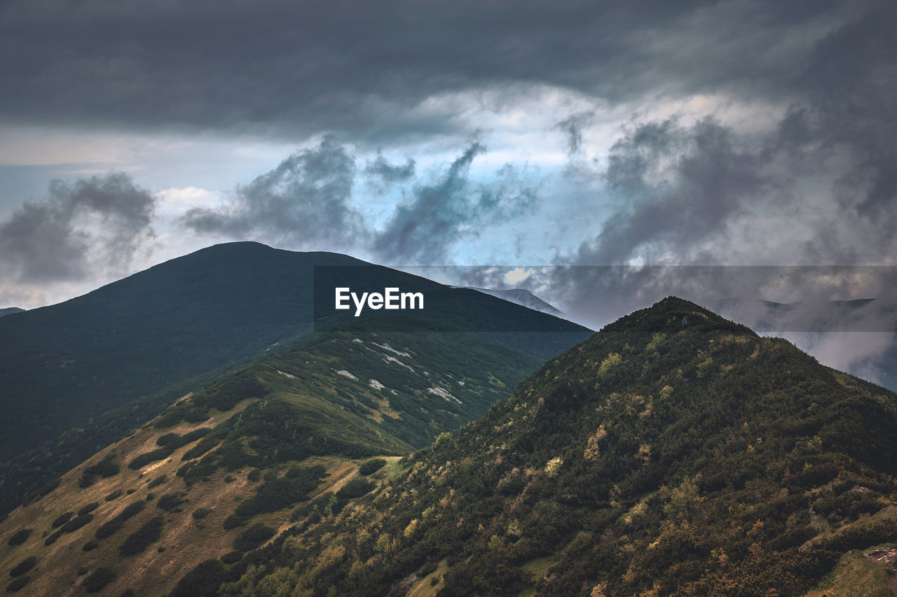 The most beautiful part of the main ridge of the low tatras