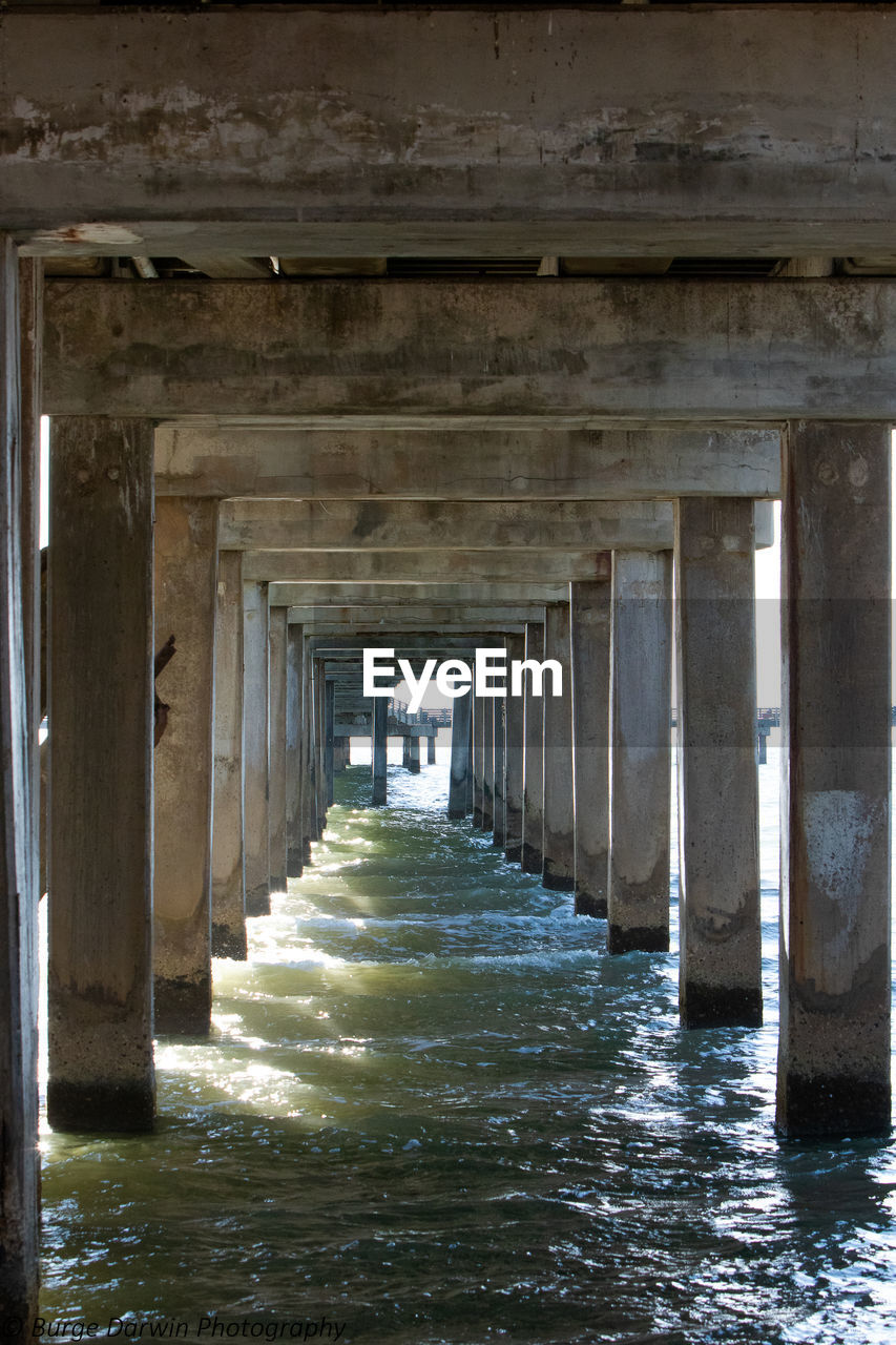 View of pier over sea