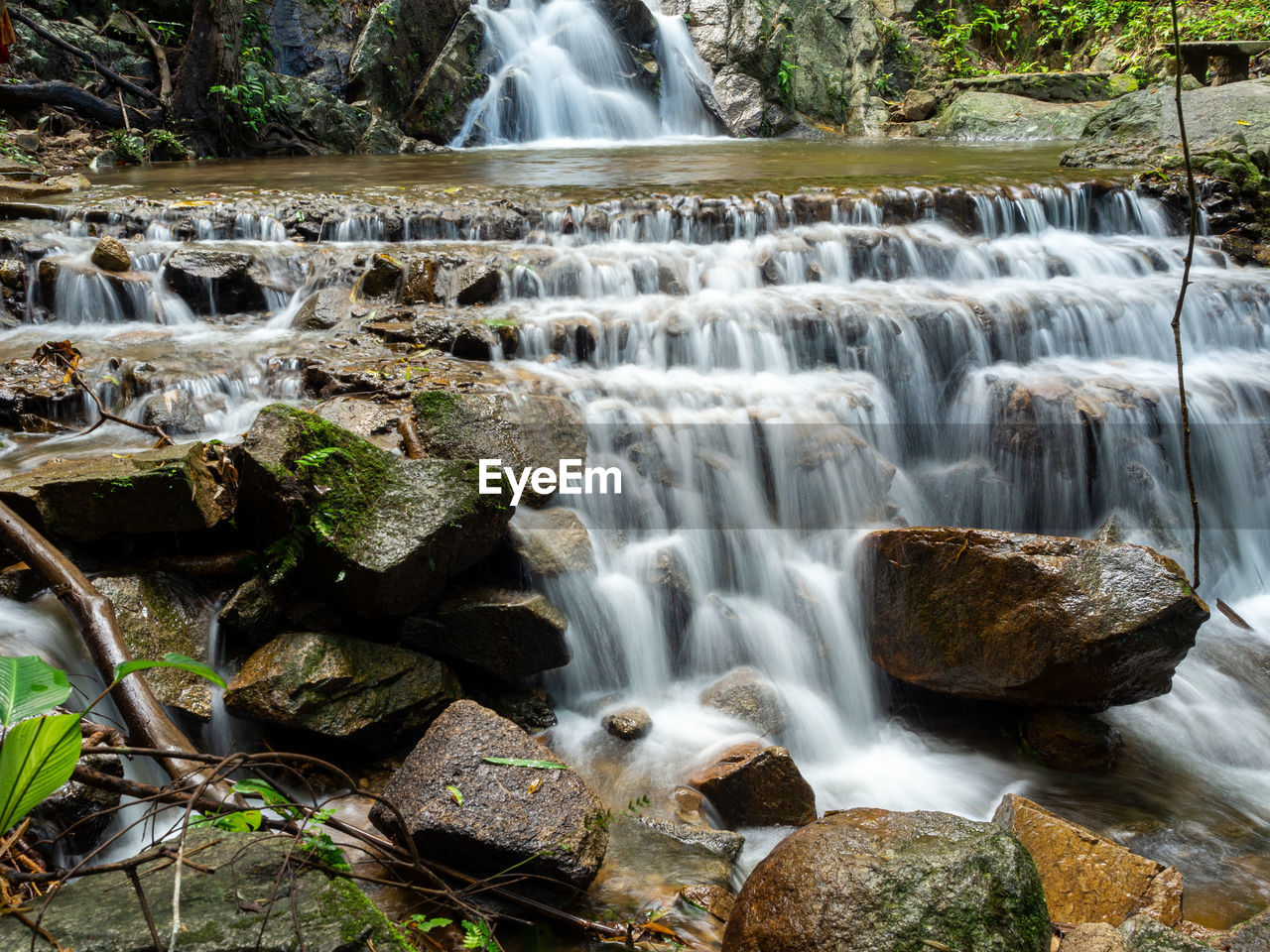 SCENIC VIEW OF WATERFALL