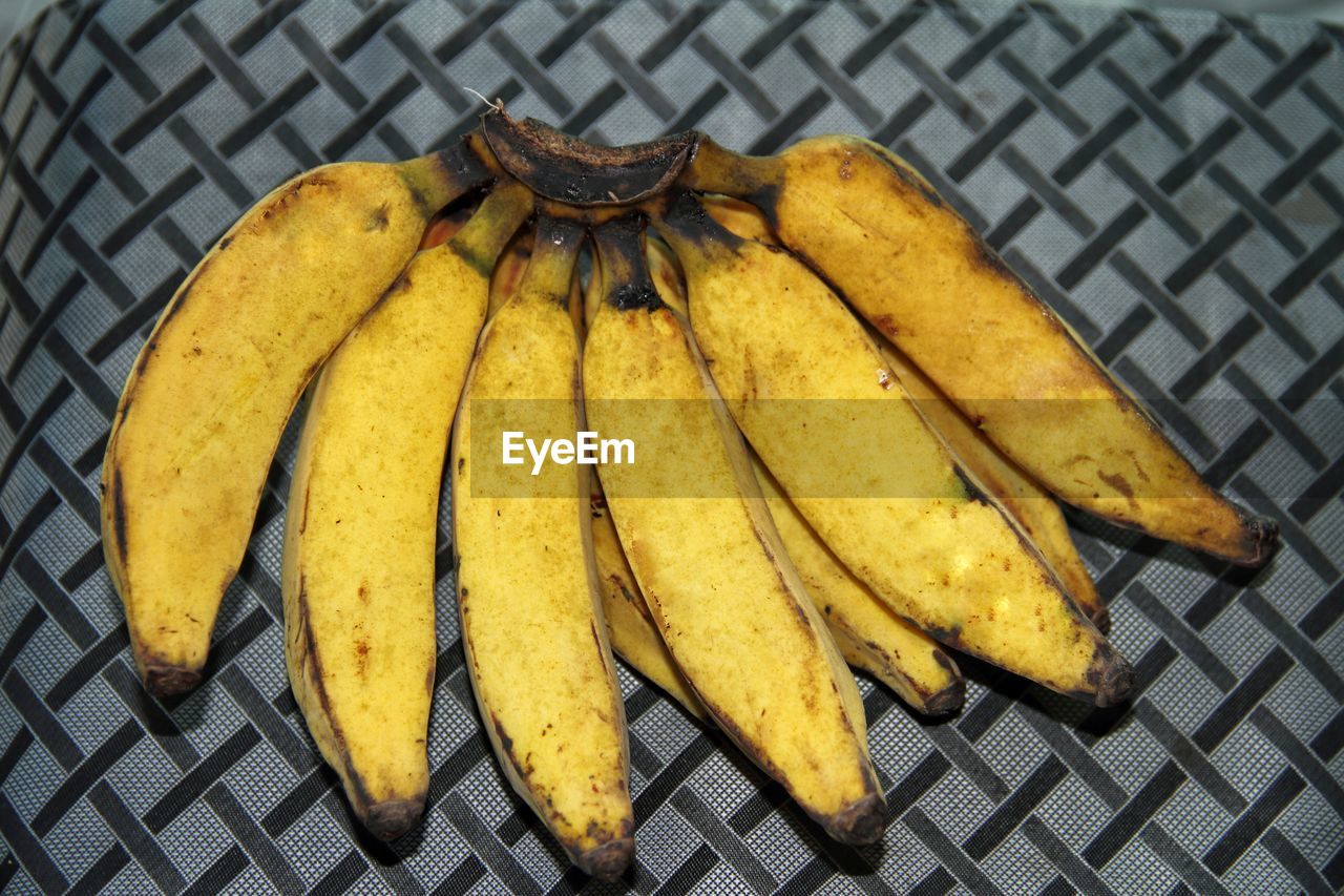 Banana in natura sold in the manaus market amazonas brazil.