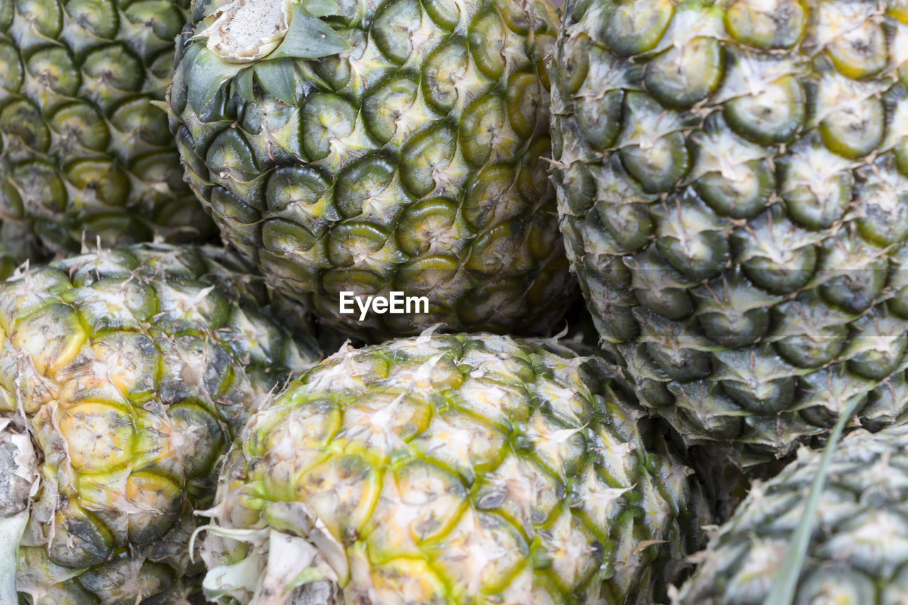 Full frame shot of fruits for sale at market