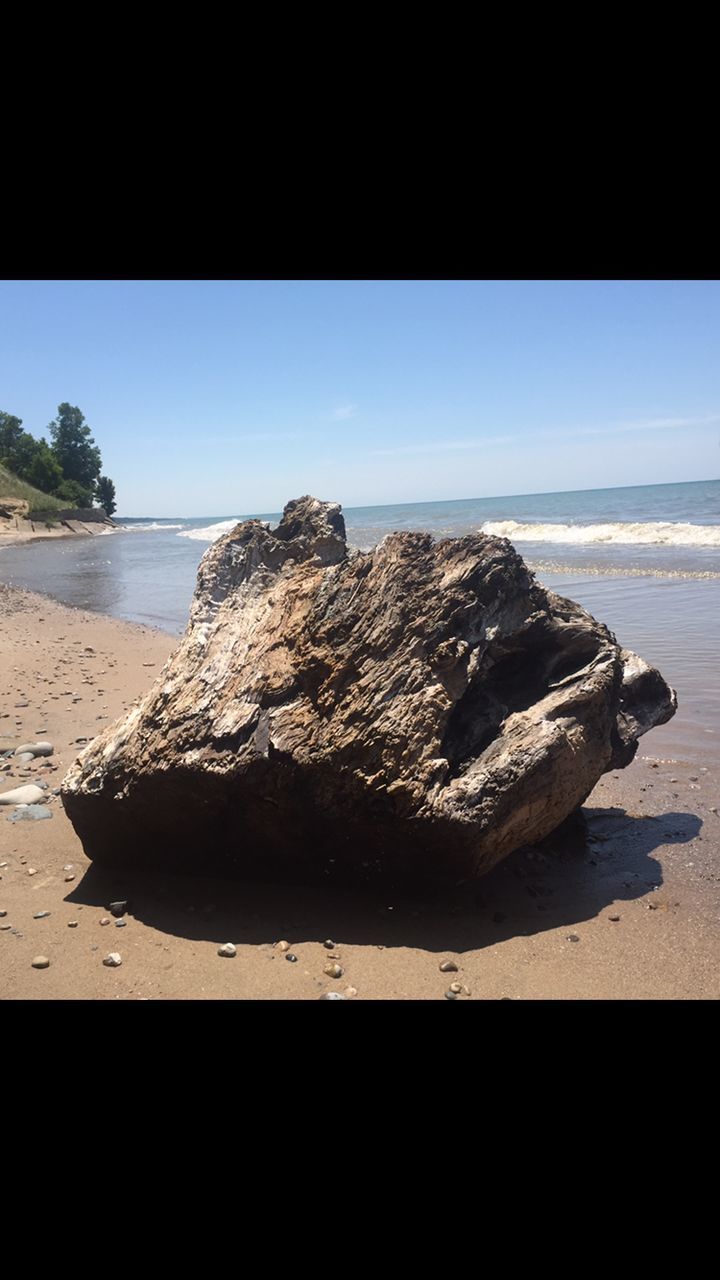 SCENIC VIEW OF SEA AND ROCKS