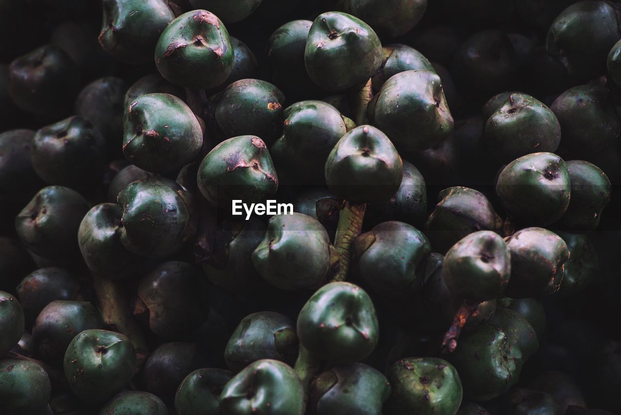 Full frame shot of blueberries