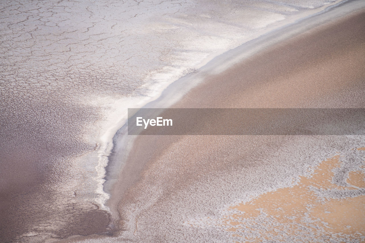 footprints on beach