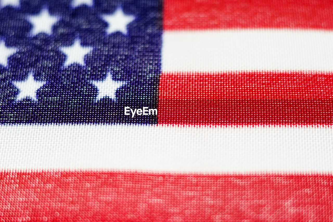 Full frame shot of american flag